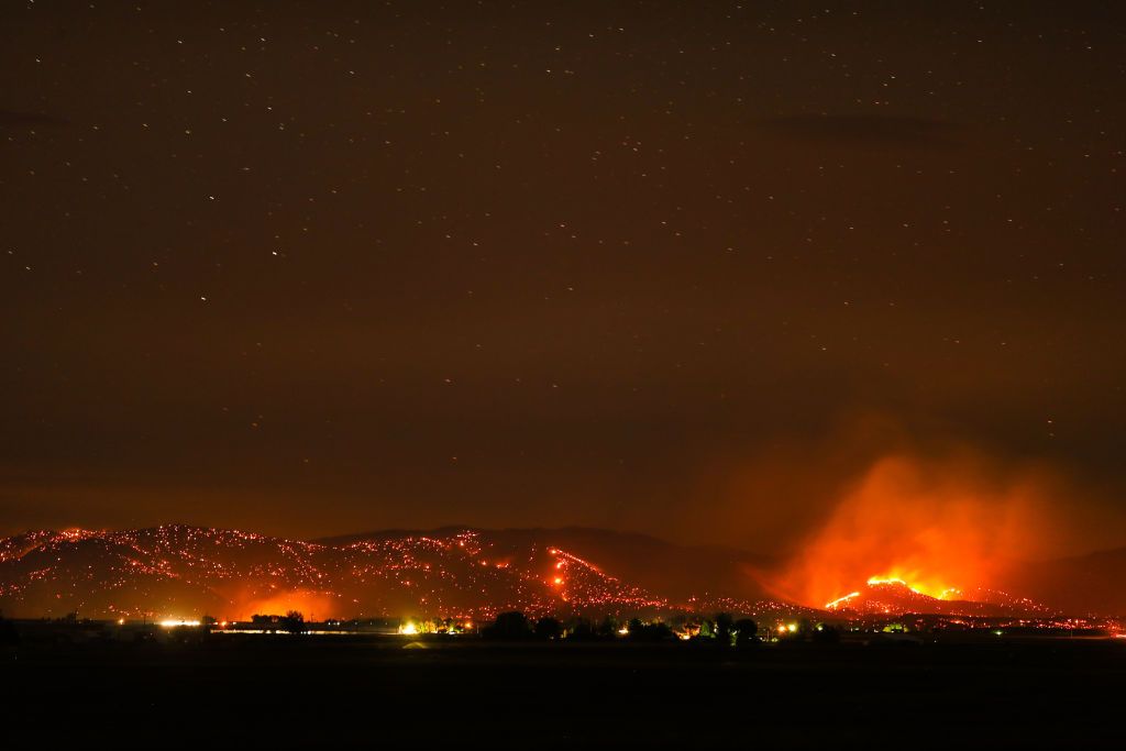 Wildfire in Oregon