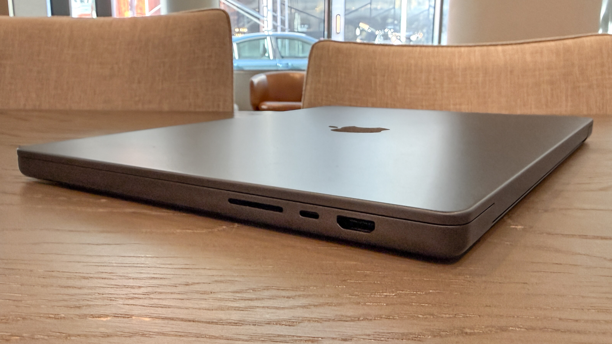 MacBook Pro 16-inch M5 Pro on a desk