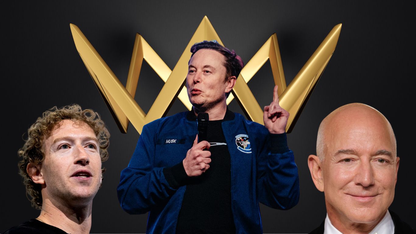 Richest person in the world, Elon Musk Mark Zuckerberg, Jeff Bezos