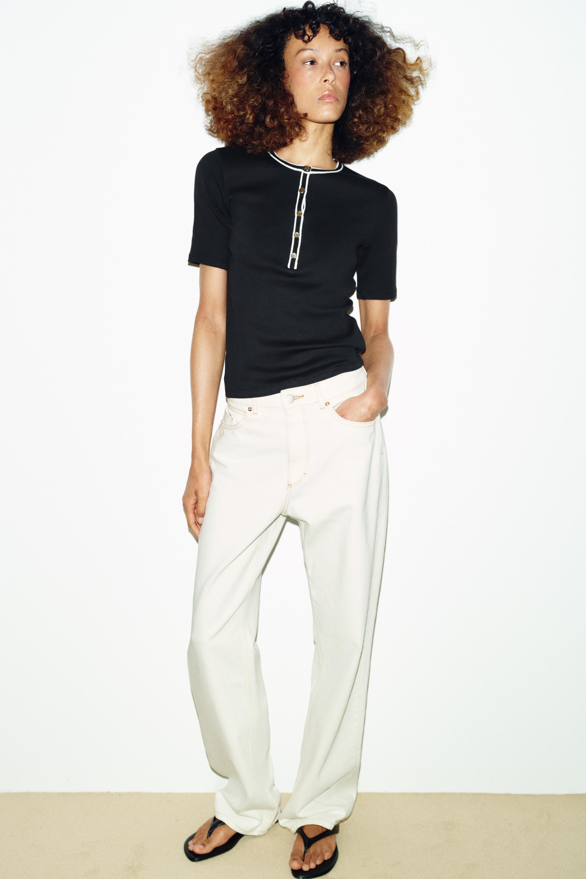 Contrast Trim T-Shirt