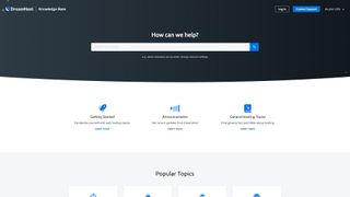 DreamHost's online knowledge base