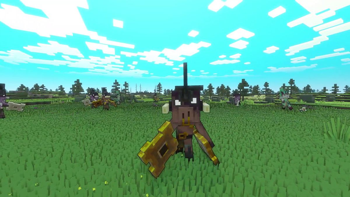 Image of Minecraft Legends and upcoming content updates.
