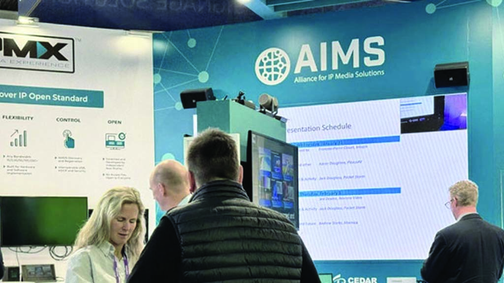 AIMS booth at the 2025 NAB Show