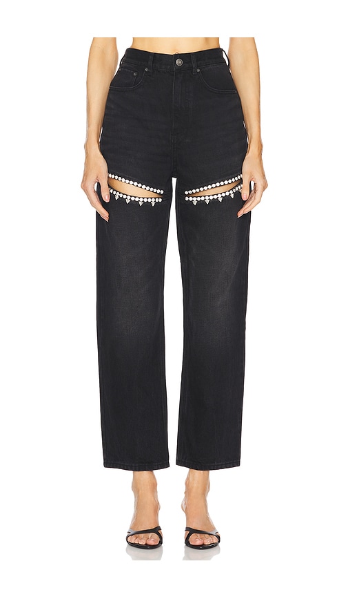 Crystal Slit Jeans