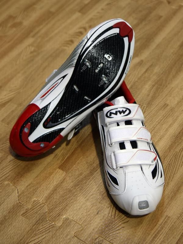 Fiberglass and carbon fiber construction helps keep the cost down on the new Northwave Typhoon.
