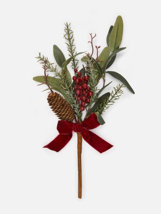 Faux Berries and Foliage Christmas Swag