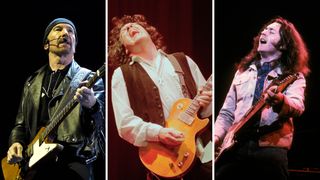 The Edge, Gary Moore and Rory Gallagher