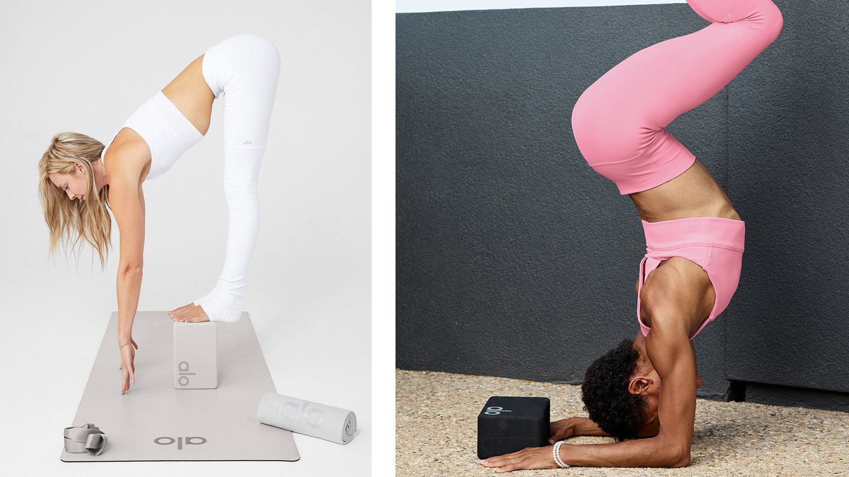 Beste yoga block: Alo Uplifting yoga block