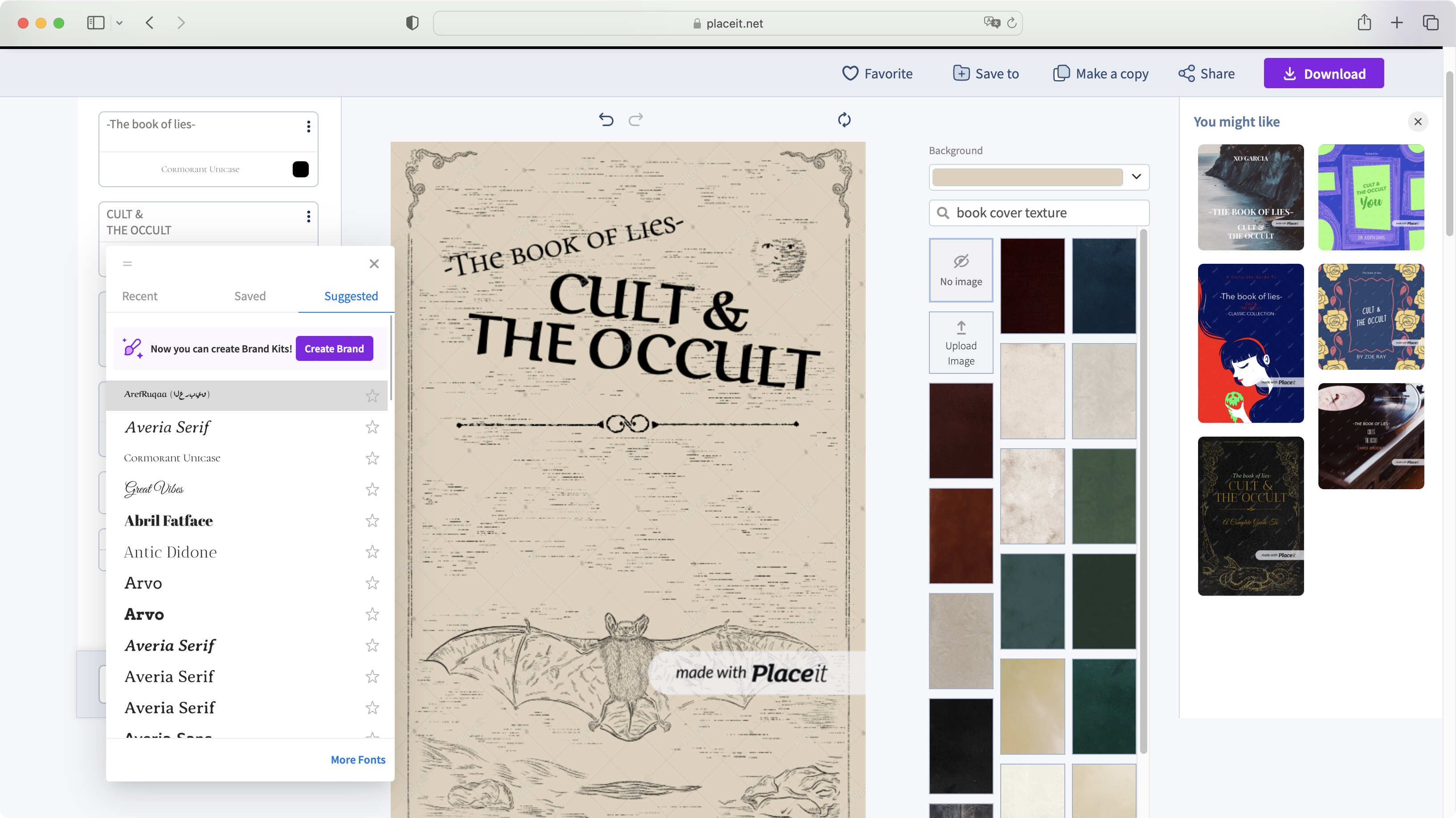 PlaceIt by Envato, the logo maker and graphic design software, during our review process