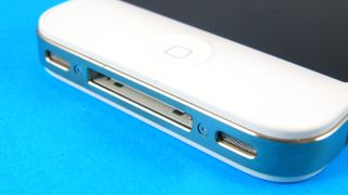 The 30-pin port on the iPhone 4S