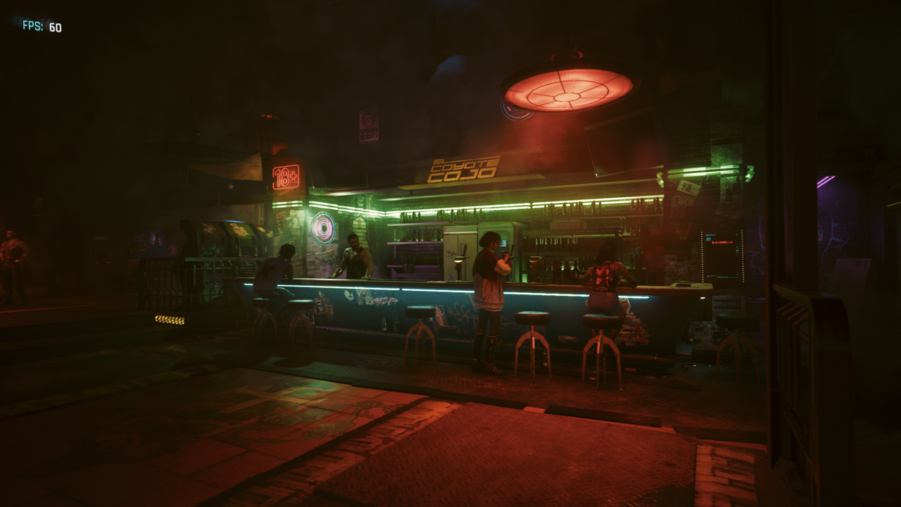Cyberpunk 2077 Mac benchmark screenshot