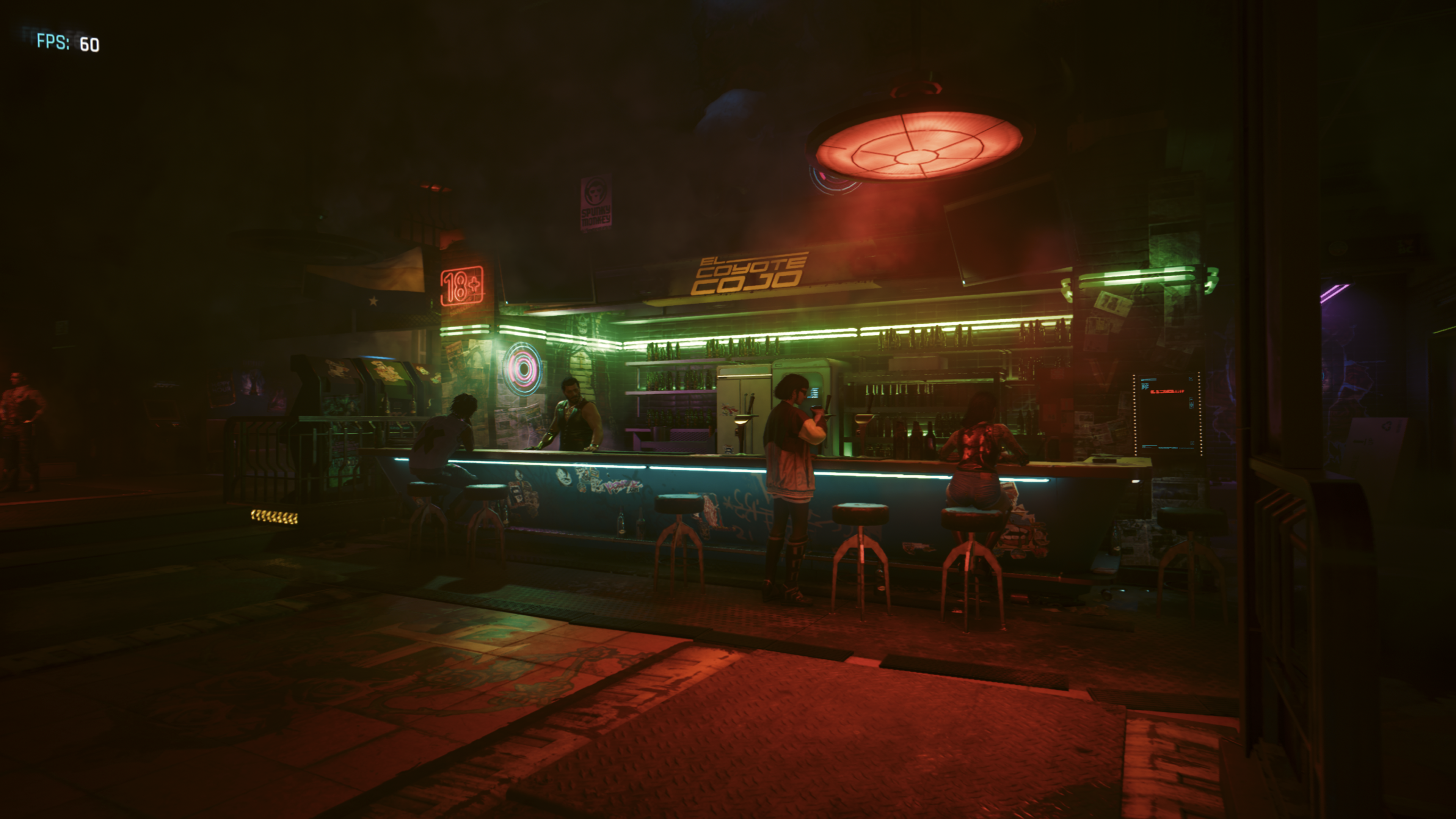 Cyberpunk 2077 Mac benchmark screenshot