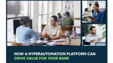 Whitepaper cover with 3 images of colleagues working and chatting at workstations