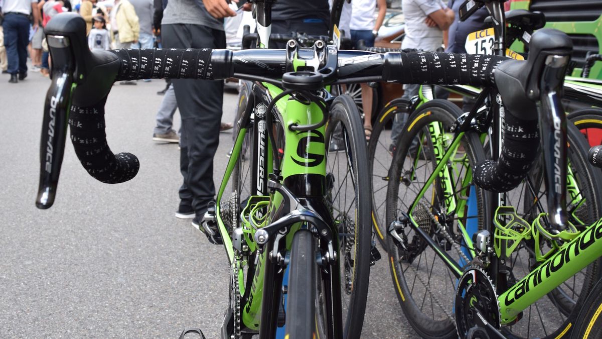 A look at the front profile of the bike