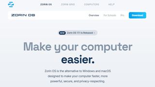 Website screenshot for Zorin OS