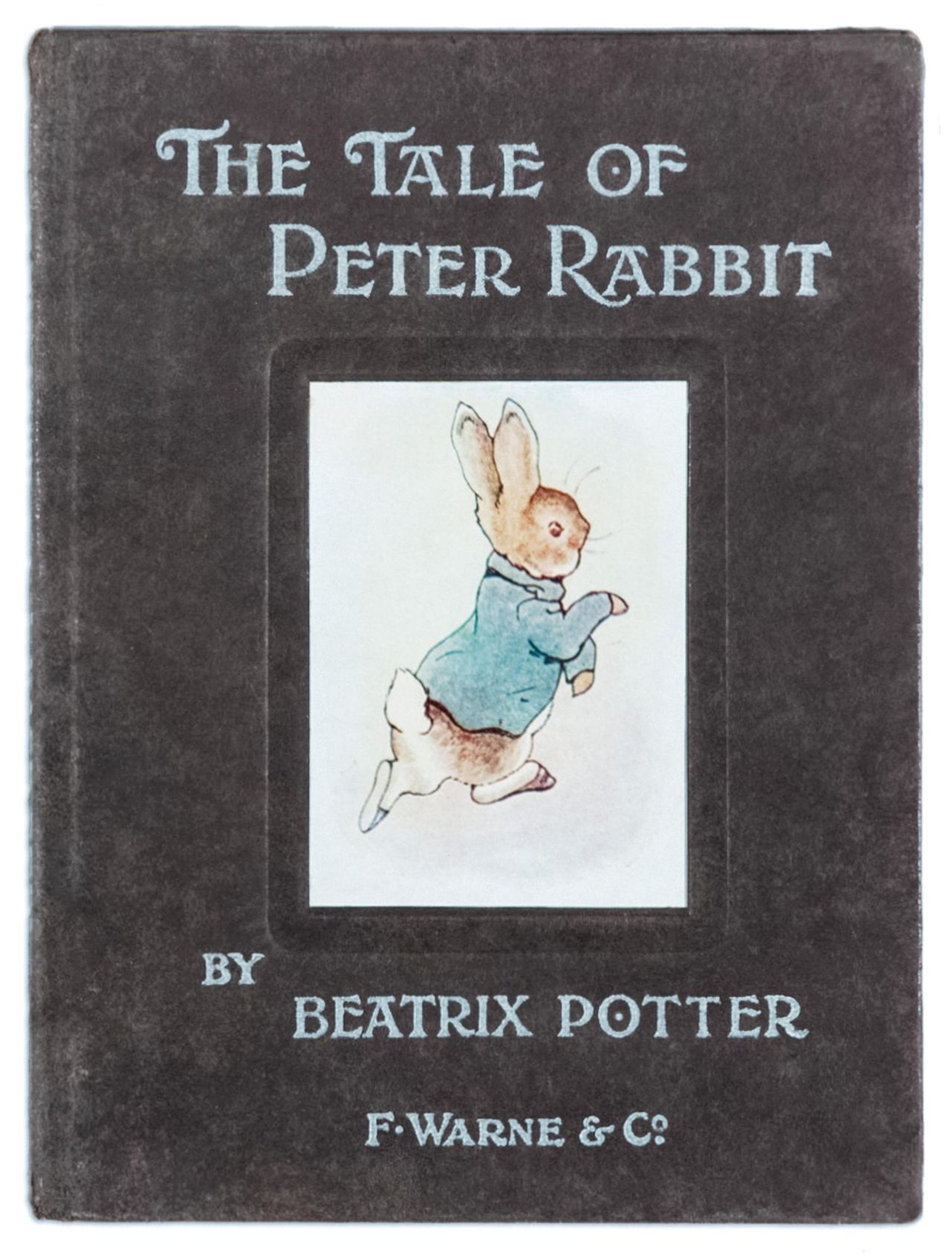 Original F. Warne edition of &#039;The Tale of Peter Rabbit&#039; by Beatrix Potter (1866-1943). This first commercial edition published by F. Warne came out in 1902.