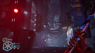 Ghostrunner 2 futuristic cityscape