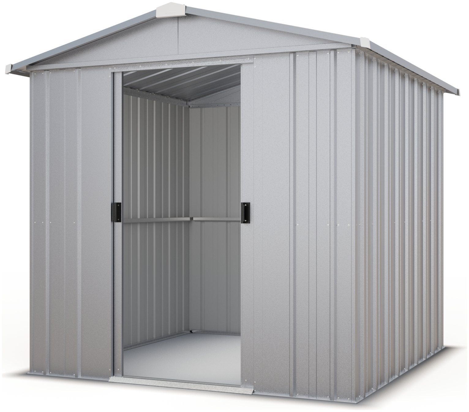 Yardmaster Metal Apex Garden Shed - 6 X 4ft