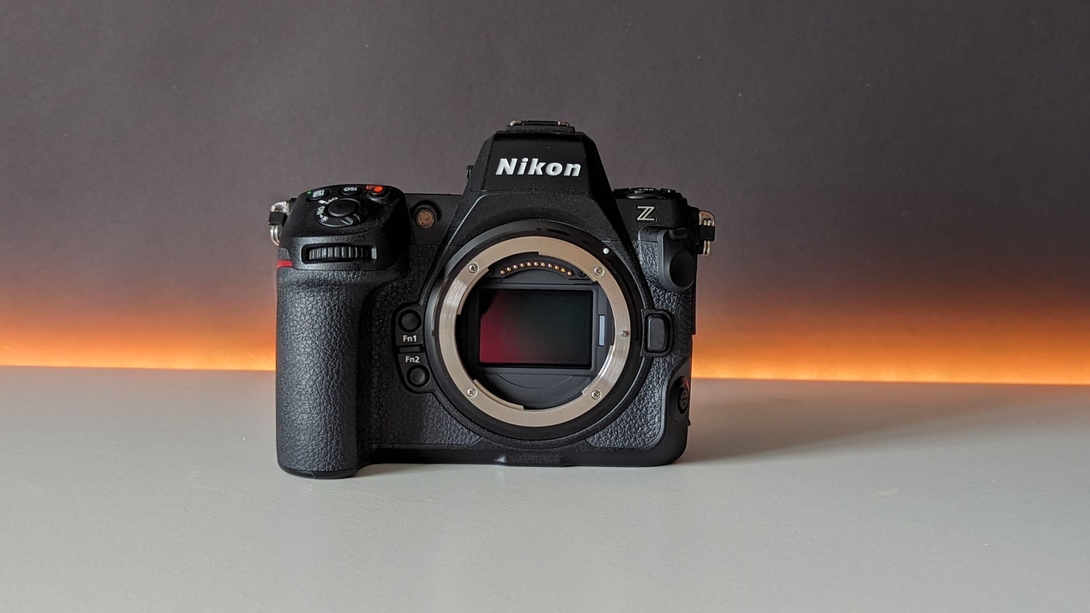 Nikon Z8 on a white table