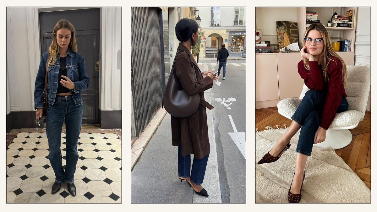 I Just Got Back From Paris—the Chicest French Girls Are Wearing This Winter Jeans Trend With Heels and Boots