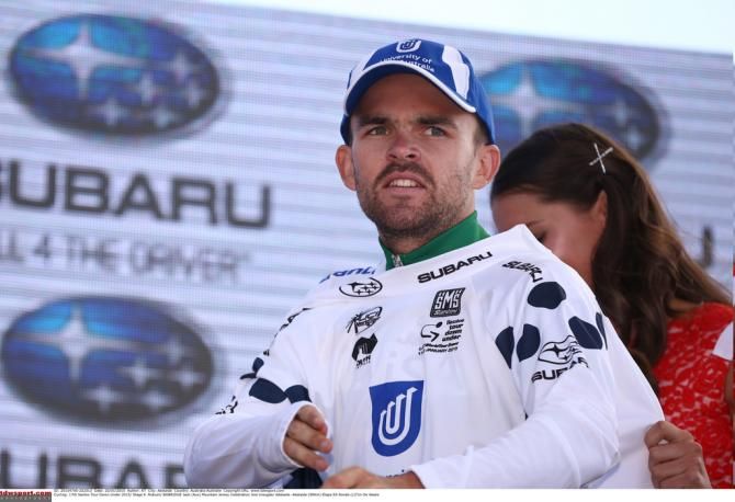 Jack Bobridge (KOM) in the polka dot jersey