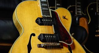 1957 Gibson Byrdland: A classic example of the blond thinline archtop that paved the way for the ES-335. 