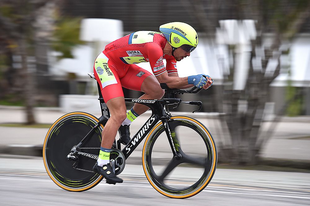 Peter Sagan in action during Tirreno-Adriatico's final stage