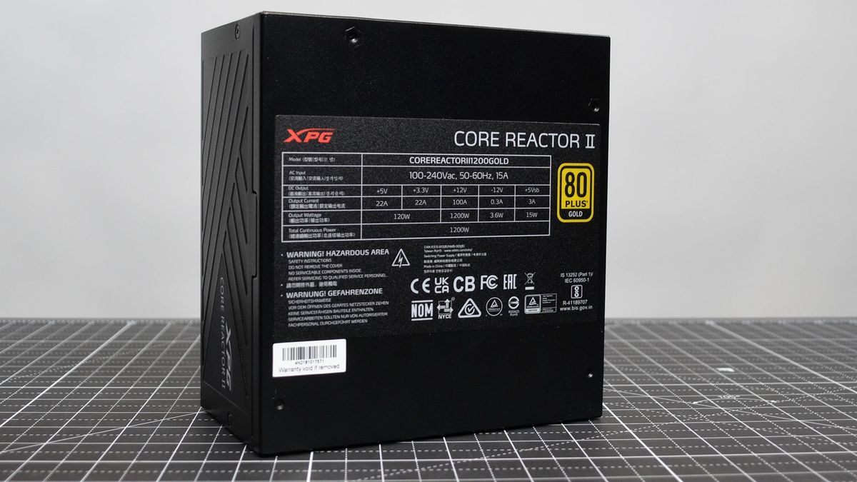 XPG Core Reactor II 1200W ATX 3.0 80 PLUS Gold review: a midrange powerhouse