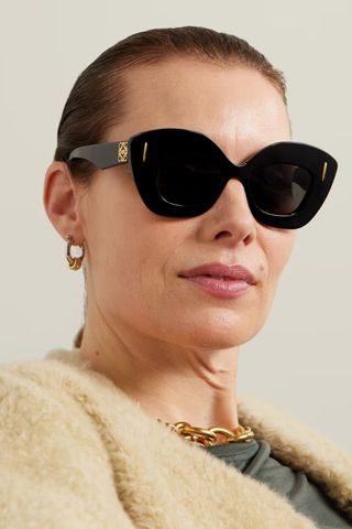 Loewe, Oversized cat-eye acetate sunglasses