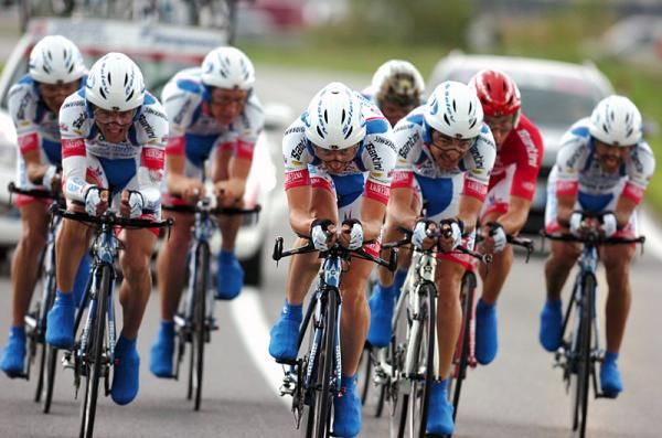 The Androni Giocattoli - Diquigiovann conceded 2:24 to stage winner Liquigas - Doimo.