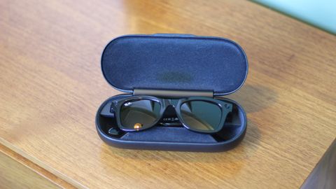 Facebook smart glasses and charging case