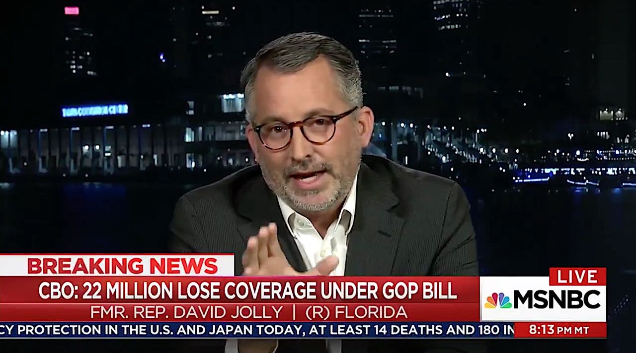 Former Rep. David Jolly appreciates ObamaCare