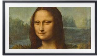 Product shot of Samsung Frame showing the Mona Lisa