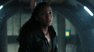 Gaal looking surprised in Foundation season 3 episode 10