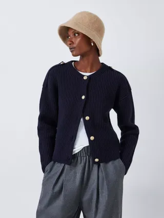 John Lewis Soft Wool Blend Bucket Hat