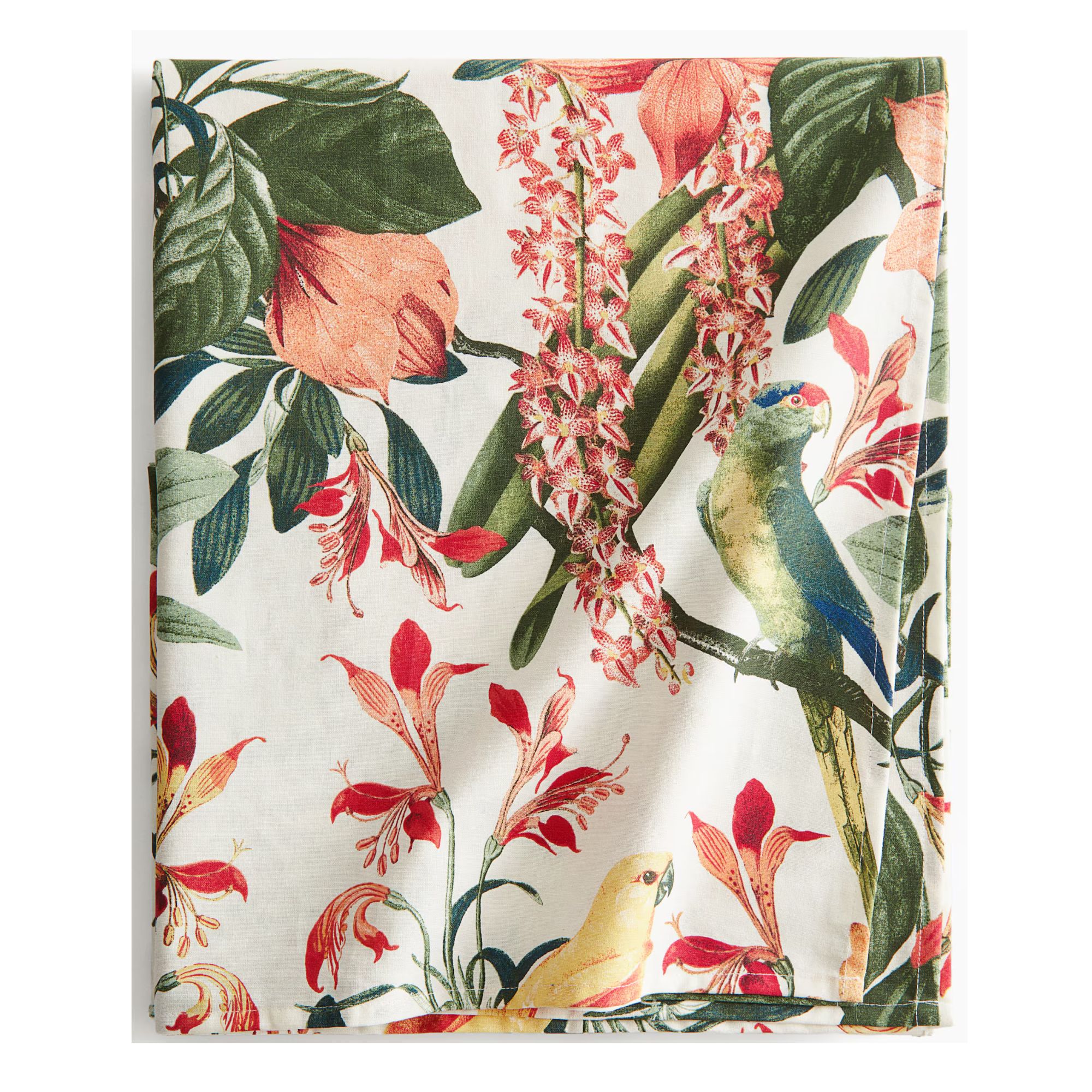 H&M tropical patterned tablecloth