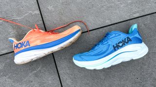 Hoka Clifton 9 and Hoka Clifton 10