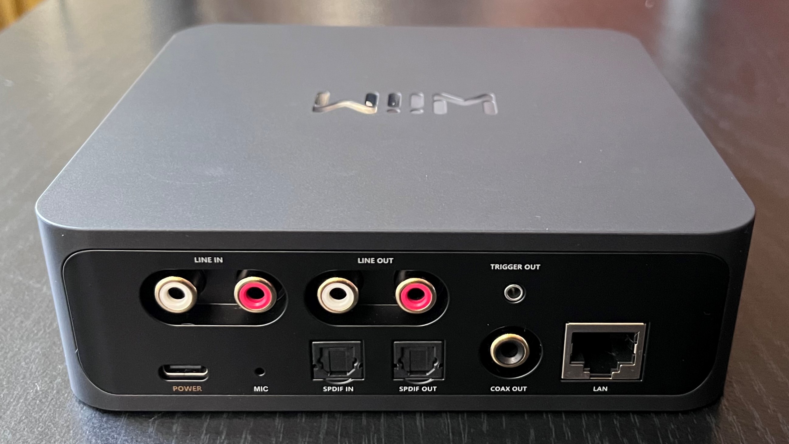 WiiM Pro streamer rear panel connections