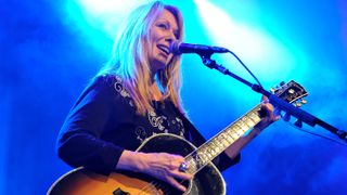 Nancy Wilson of Heart performs at the 1st Annual "Acoustic-4-A-Cure" concert Benefiting the Pediatric Cancer Program at UCSF Benioff Children's Hospital at The Fillmore on May 15, 2014 in San Francisco, California.