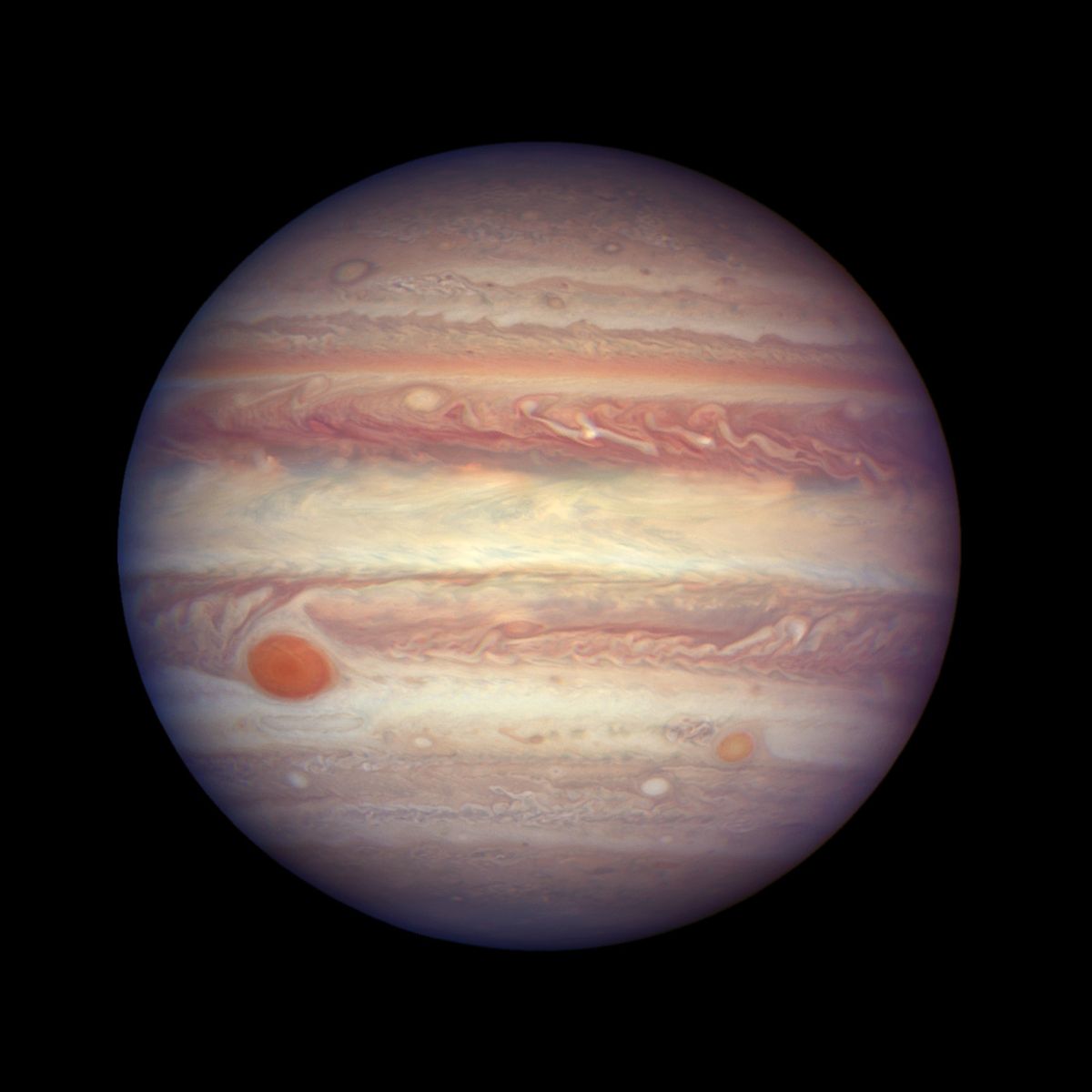 Close-Approaching Jupiter Dazzles in New Hubble Photo