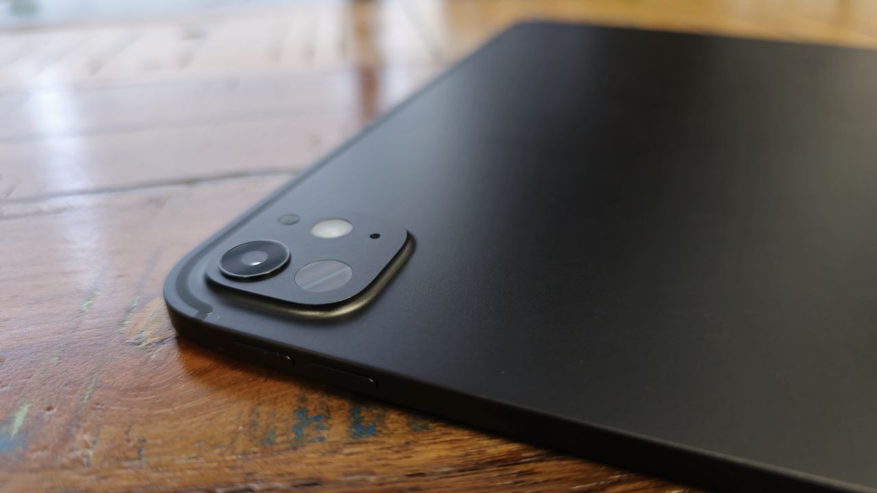 iPad Pro 13-inch with M4 chip on a wooden table