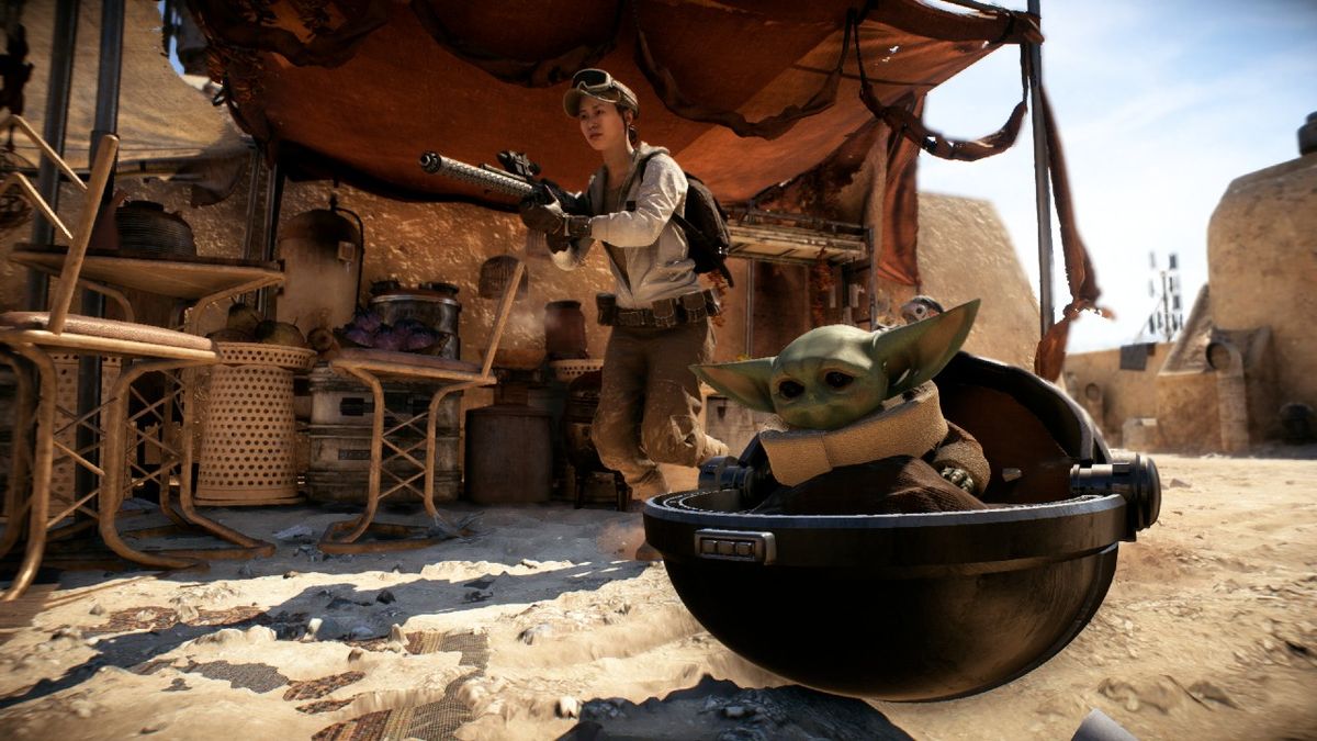 eksplosion strømper midtergang This is the Baby Yoda Star Wars Battlefront 2 mod you've been looking for |  GamesRadar+