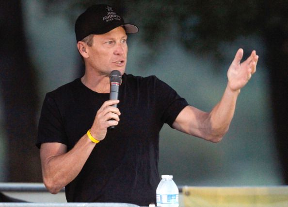 Former pro cyclist Lance Armstrong.