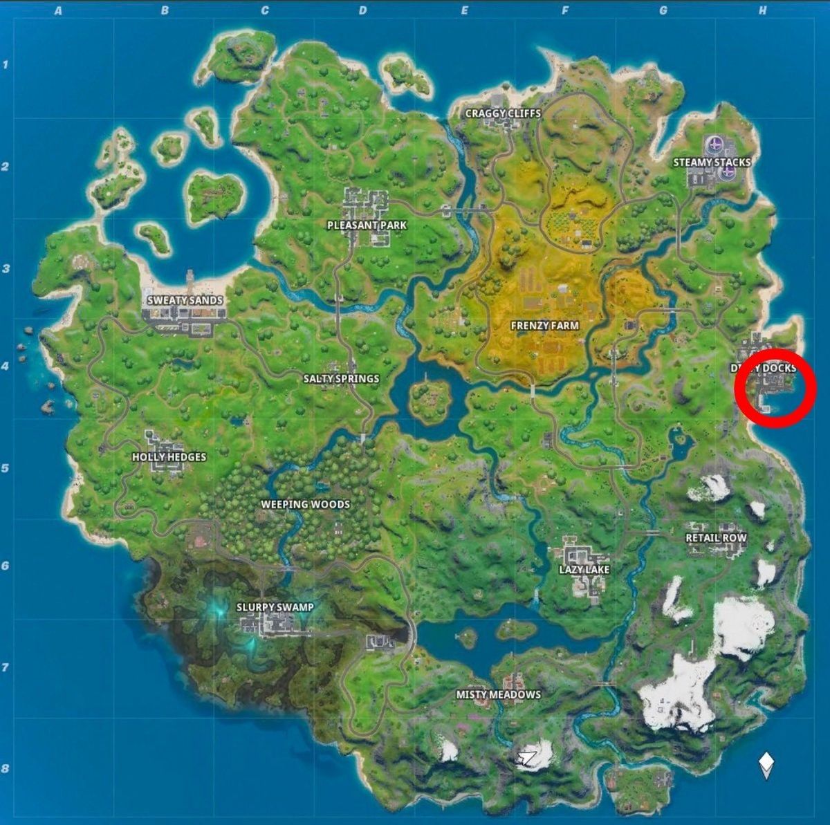 fortnite challenge map