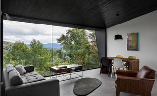 Minimalist cabin in Canada designed by Nature Humaine to bring us closer to nature