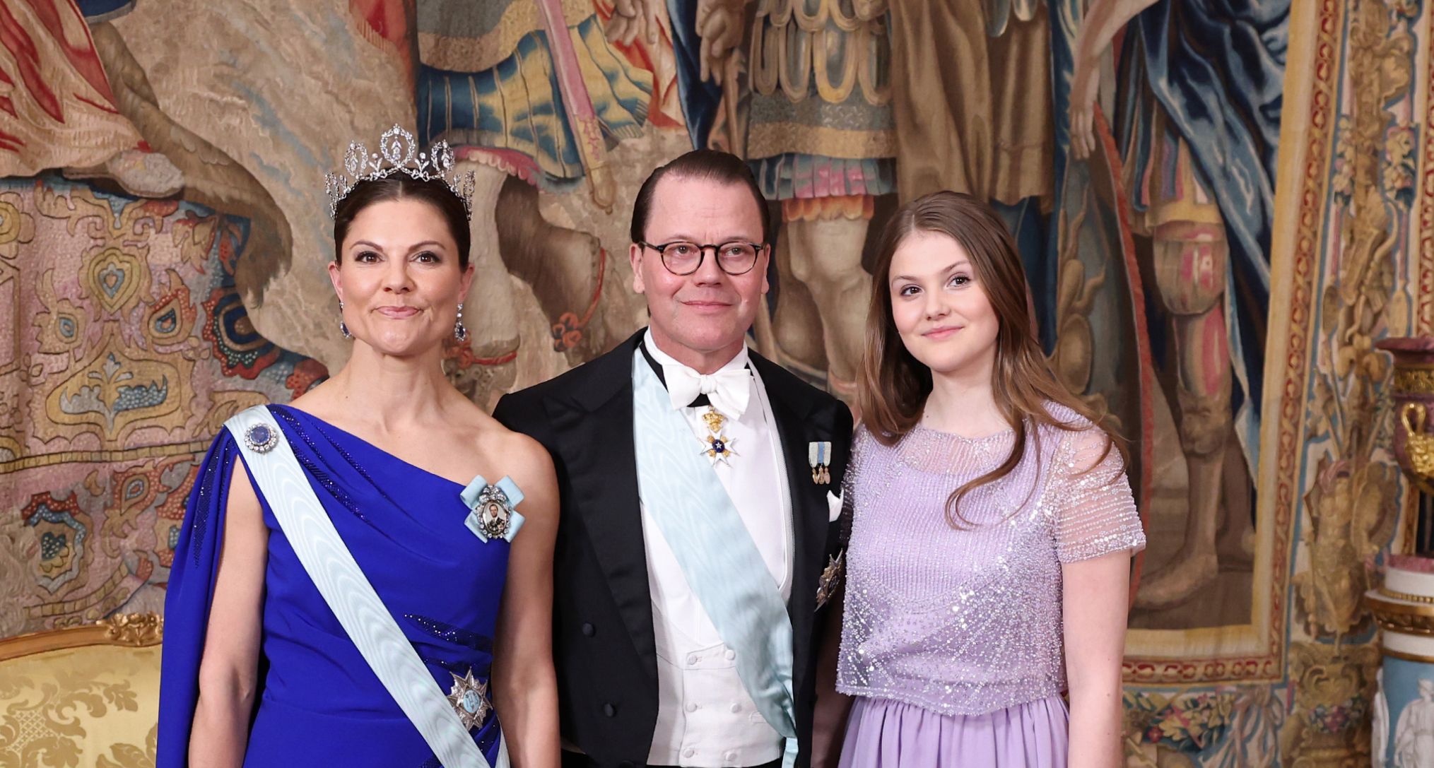 The 14-Year-Old Future Queen of Sweden Joins in Royal Tiara Fest to Celebrate Her Grandfather's 80th Birthday