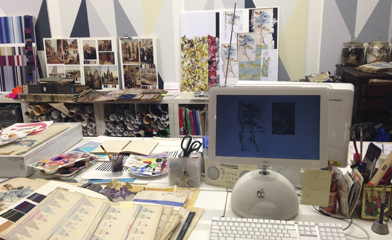 A recreation of Paul Smith's current design rooms