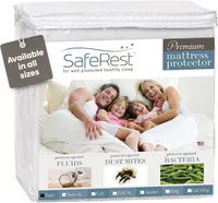 3. SafeRest Waterproof Mattress Protector: twin now $30.99 at Amazon