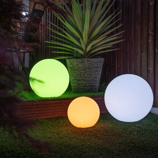 Value Lights Regular Rechargeable Colour Changing Toka Outdoor Ball Light