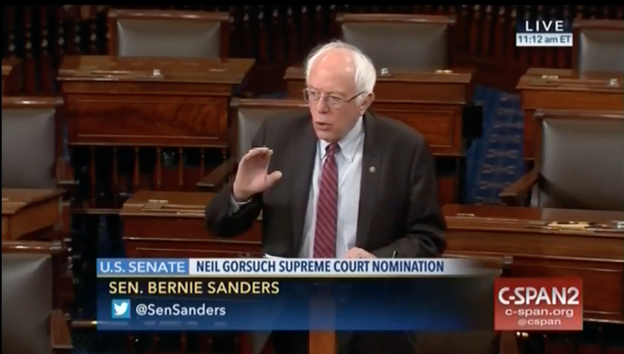 Sen. Bernie Sanders.